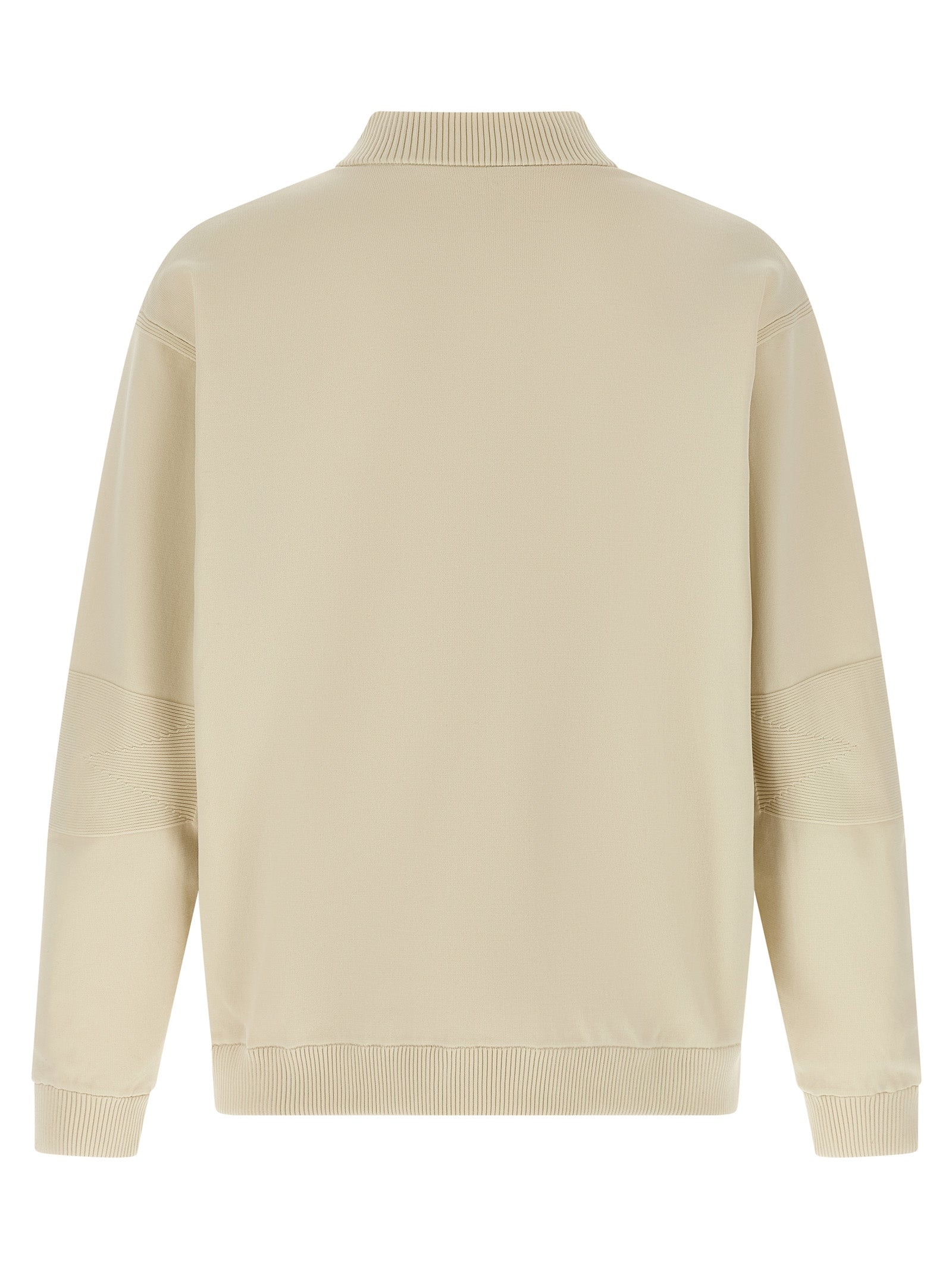 Beige Polyamide Bomber