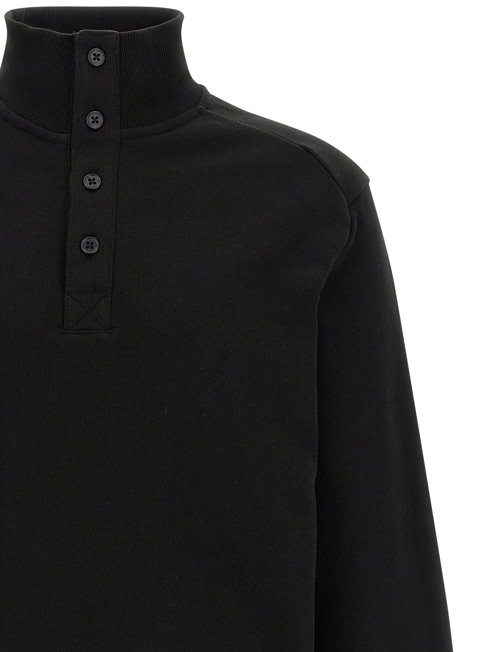 Black Cotton Cardigan