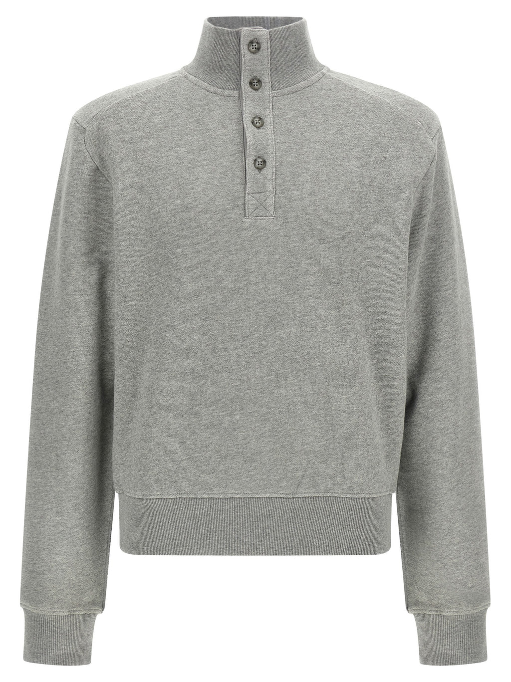 Gray Cotton Cardigan