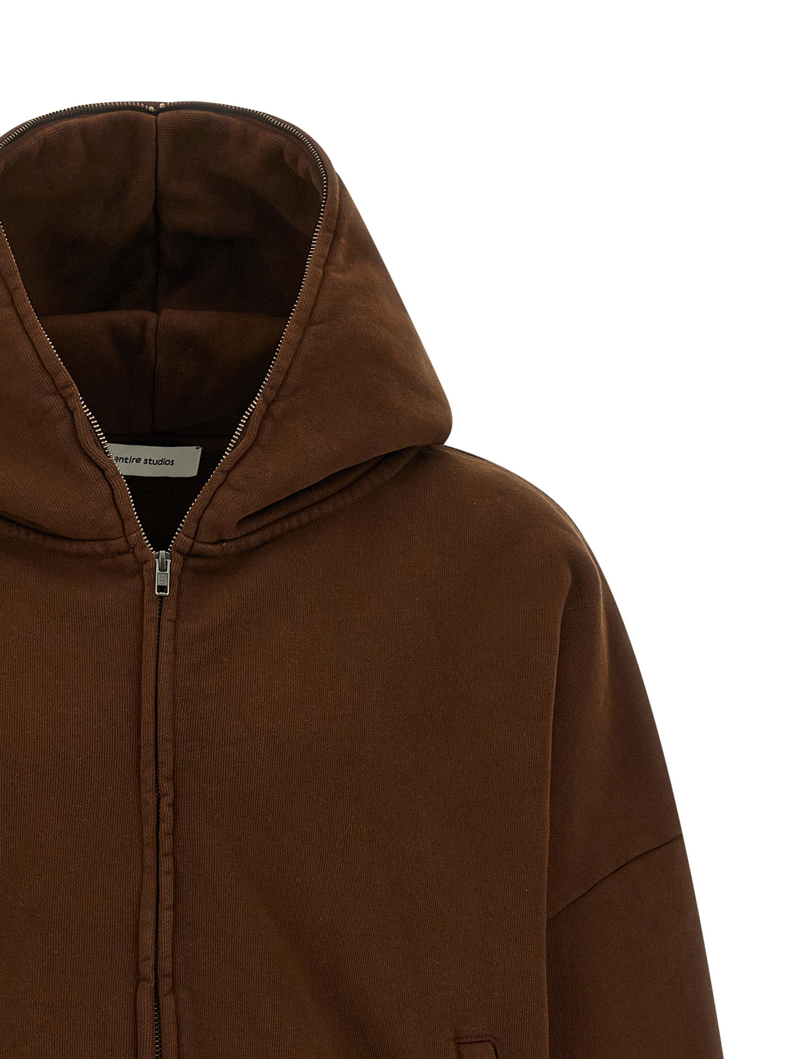 Brown Cotton Sweatshirt