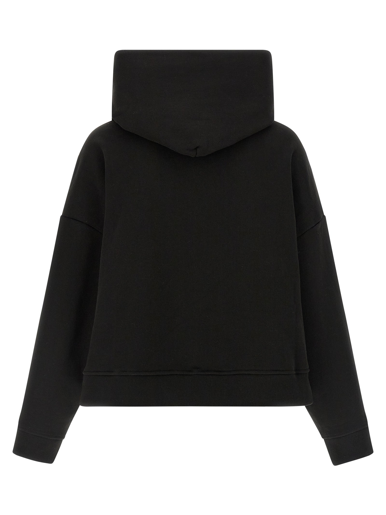 Black Cotton Sweatshirt