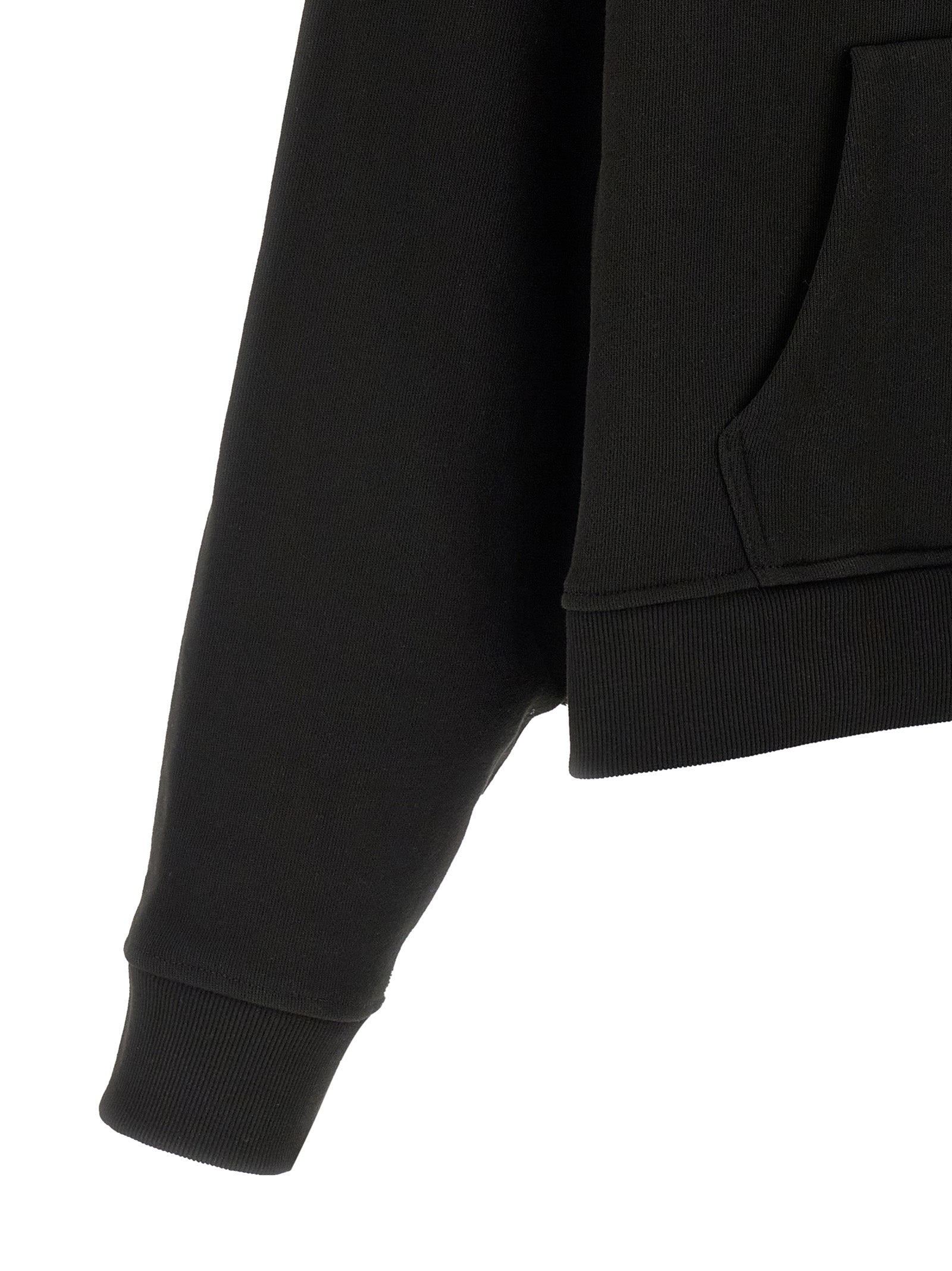 Black Cotton Sweatshirt