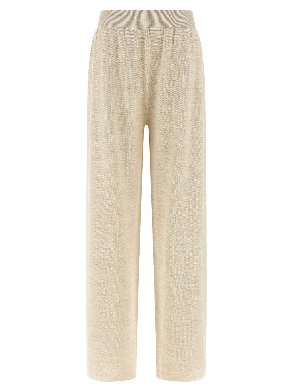 Gold Cotton Casual Pants