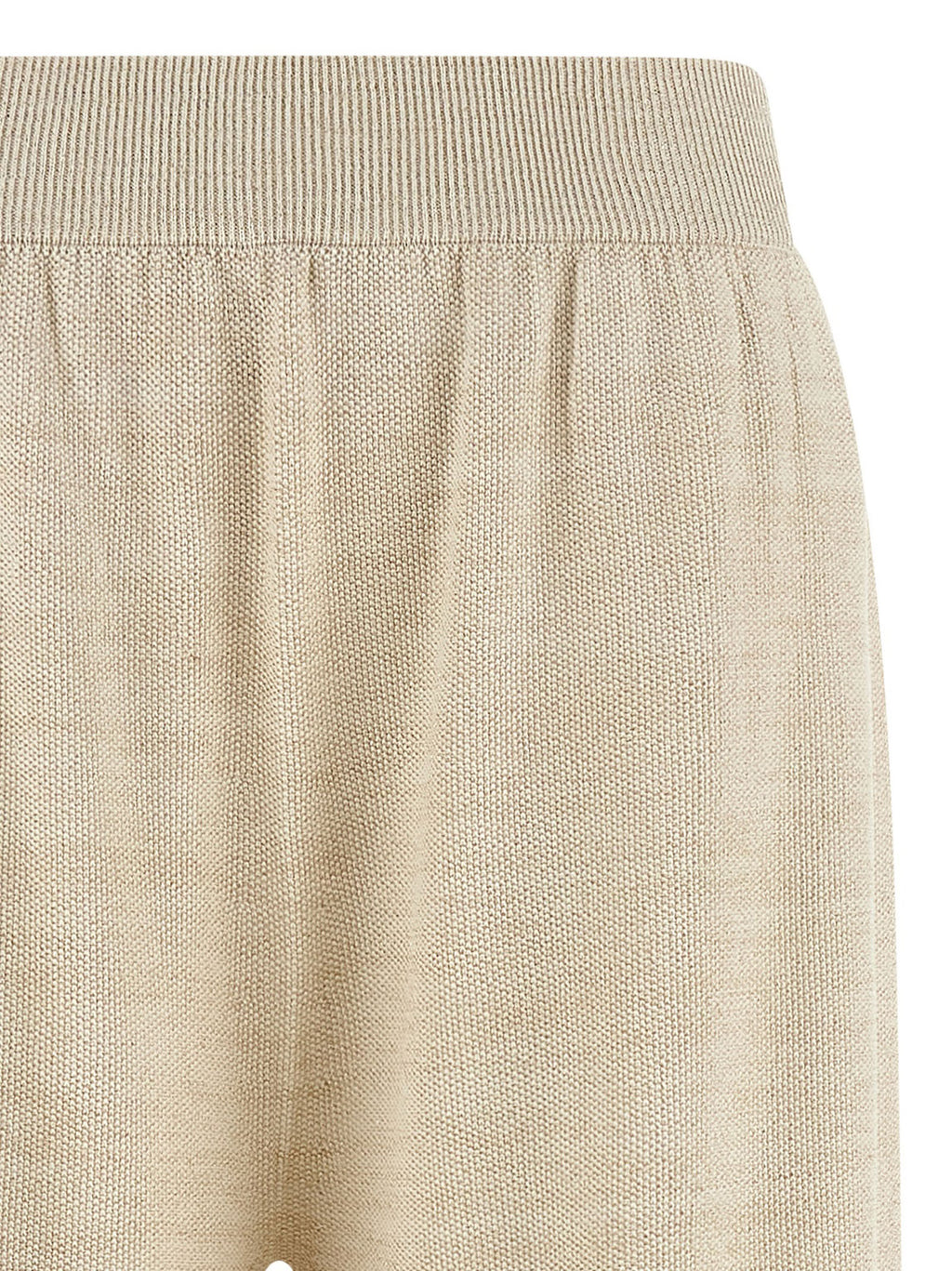 Gold Cotton Casual Pants