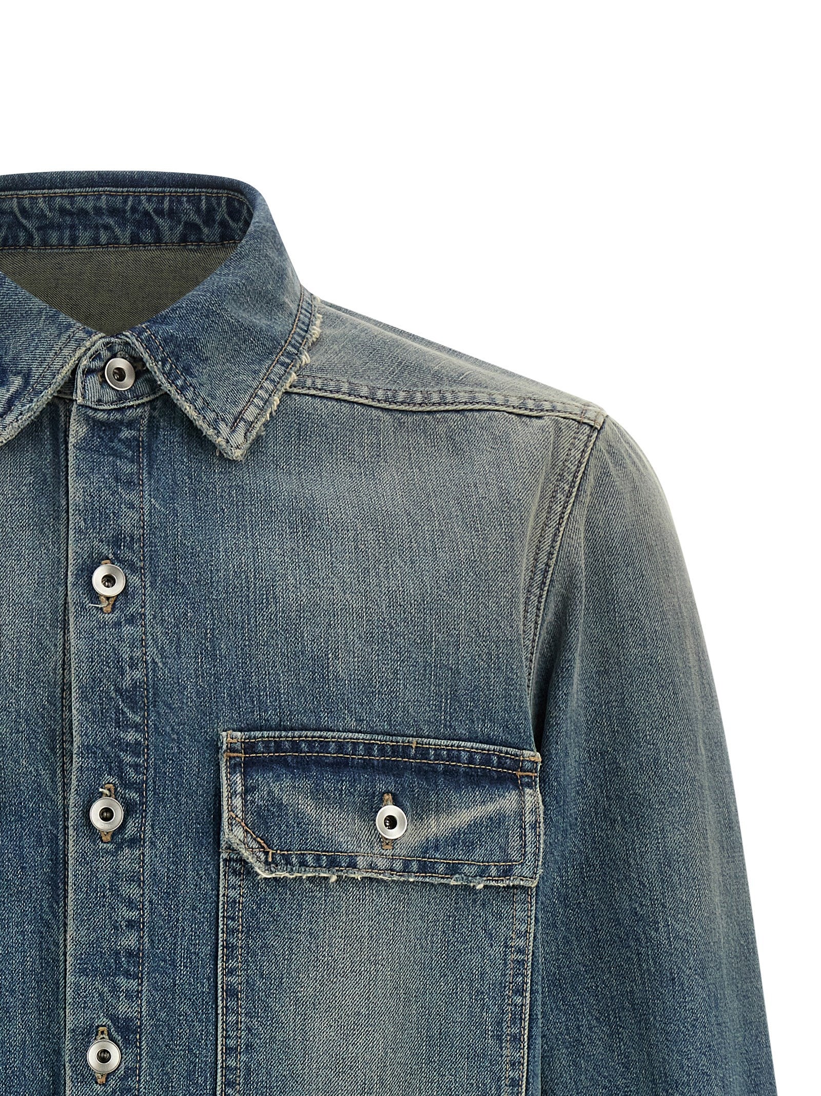 Blue Cotton Denim Jacket