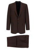 Brown Wool Two-Piece Suit