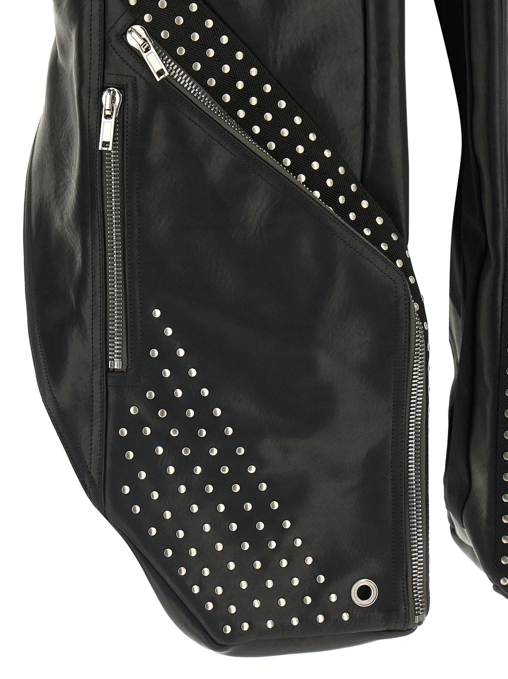 Black Bull Skin Sleeveless Jacket