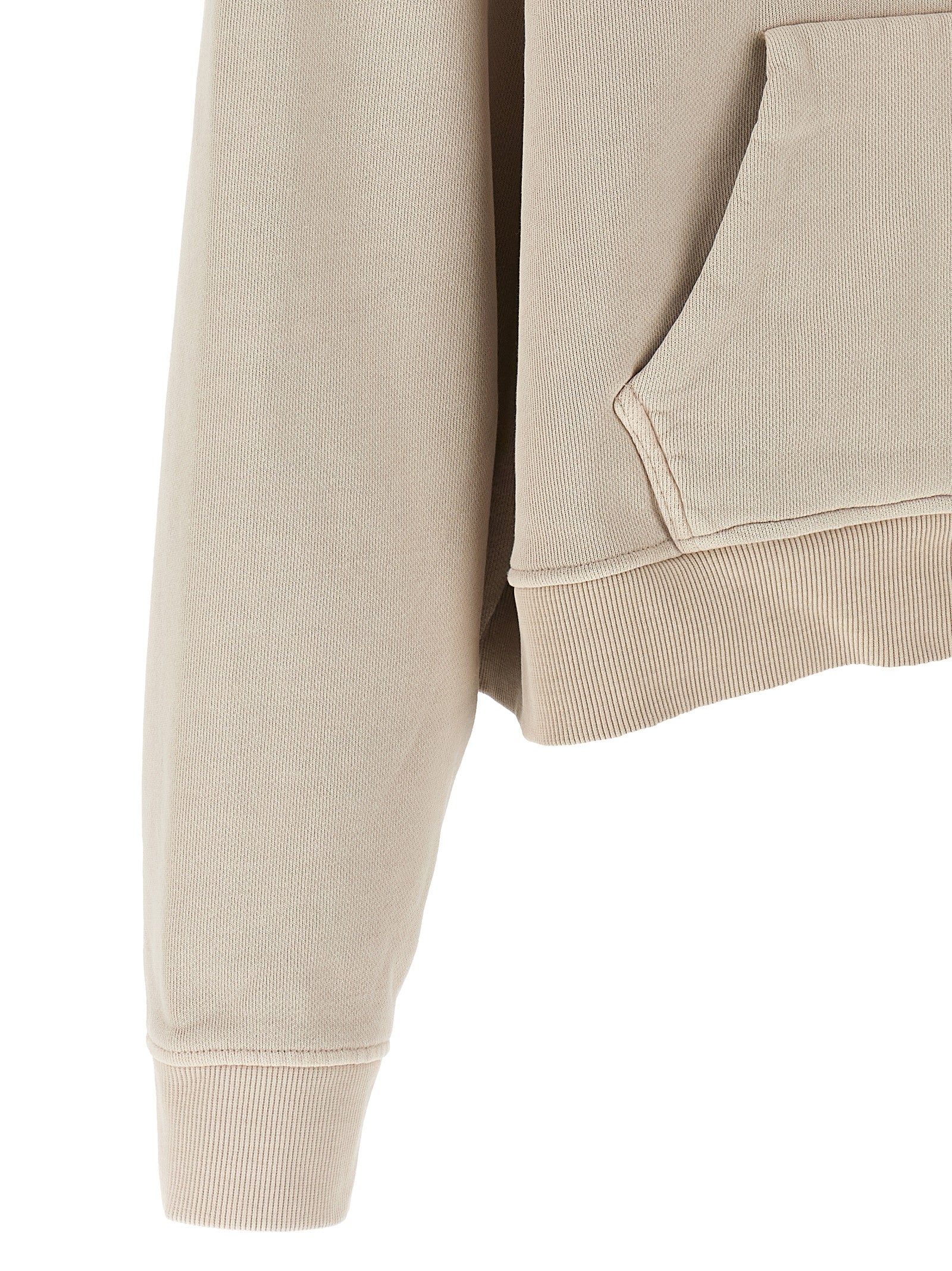 Beige Cotton Sweatshirt