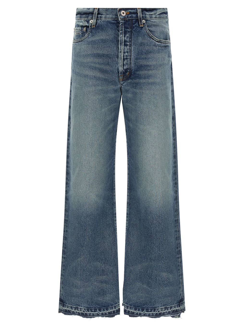 Blue Cotton Jeans Denim
