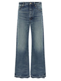Blue Cotton Jeans Denim
