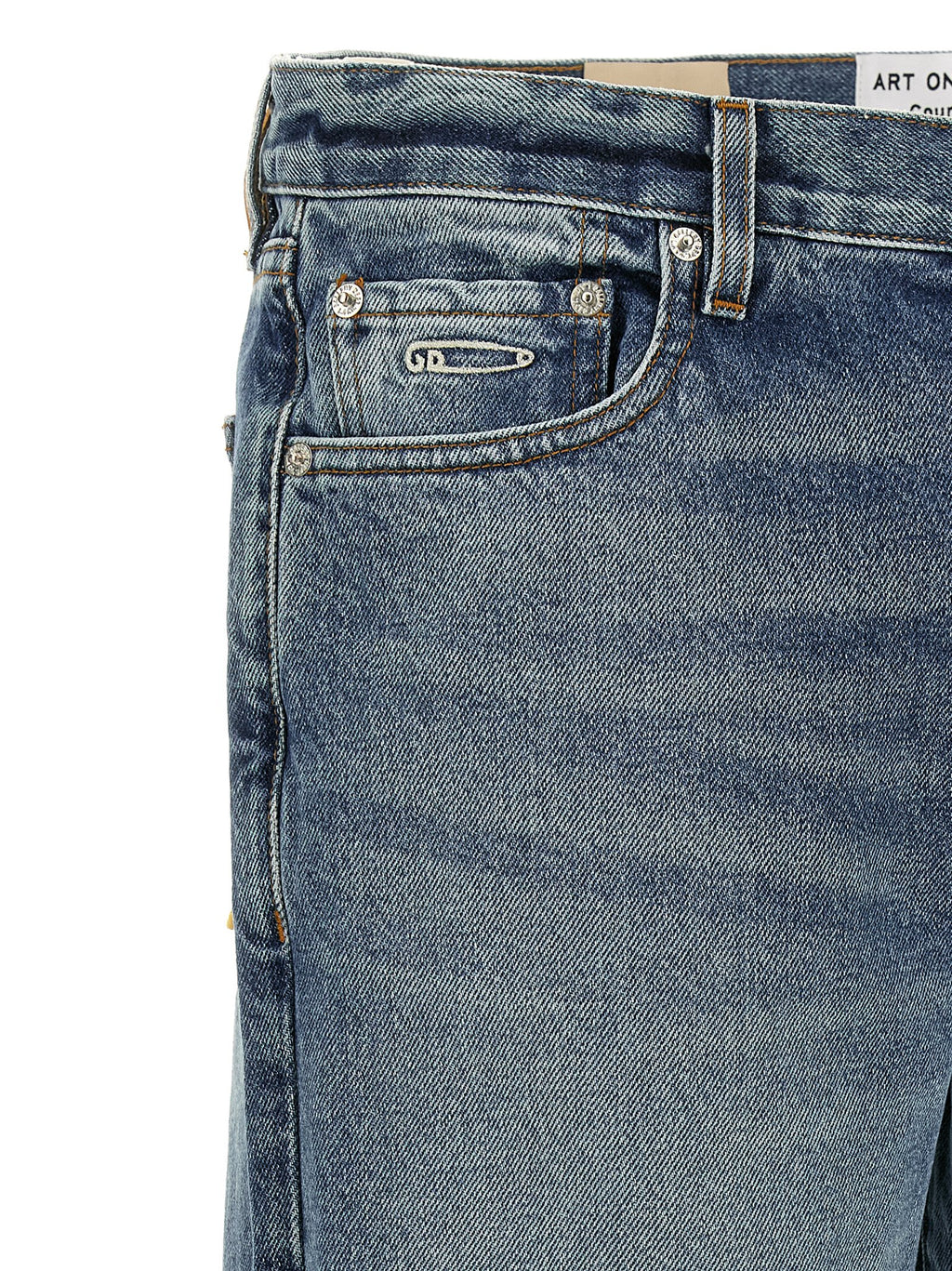 Blue Cotton Jeans Denim