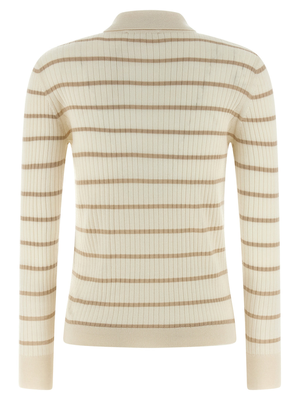 Beige Cashmere Polo Shirt