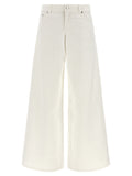 White Cotton Jeans Denim