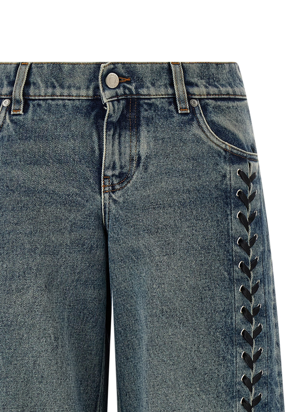 Blue Cotton Jeans Denim