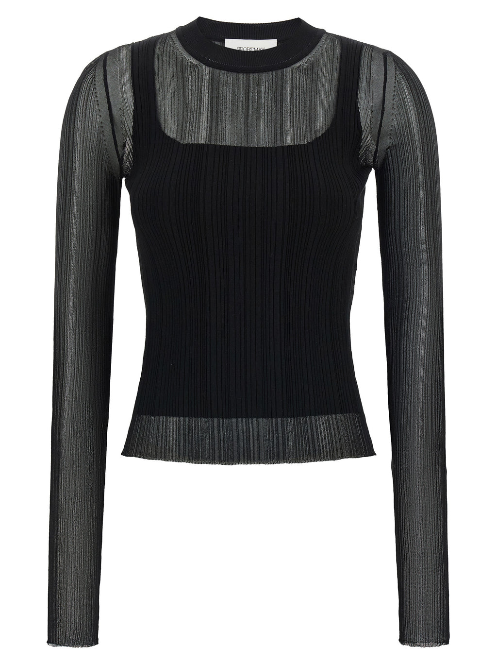 Black Viscose Cardigan