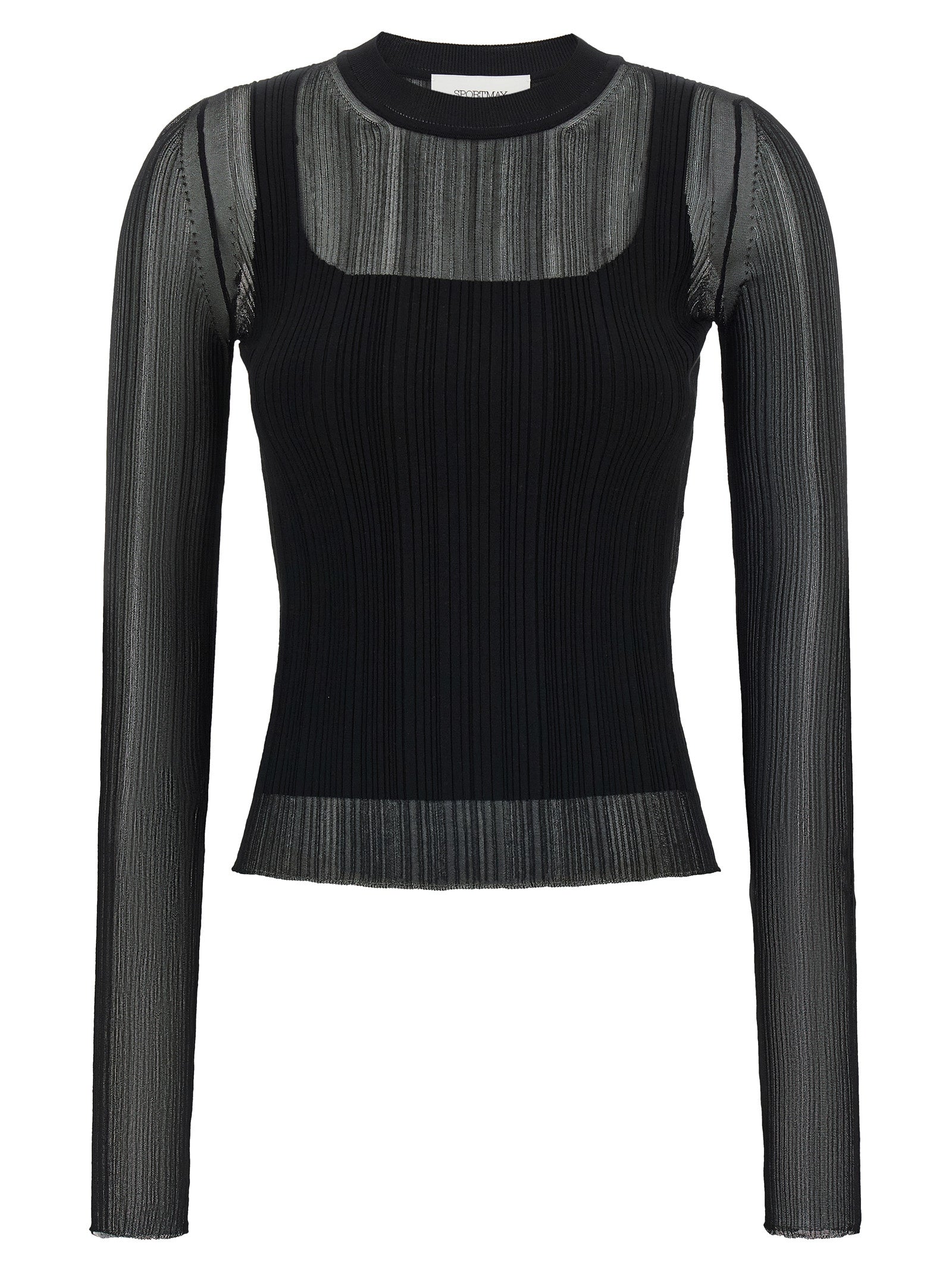 Black Viscose Cardigan
