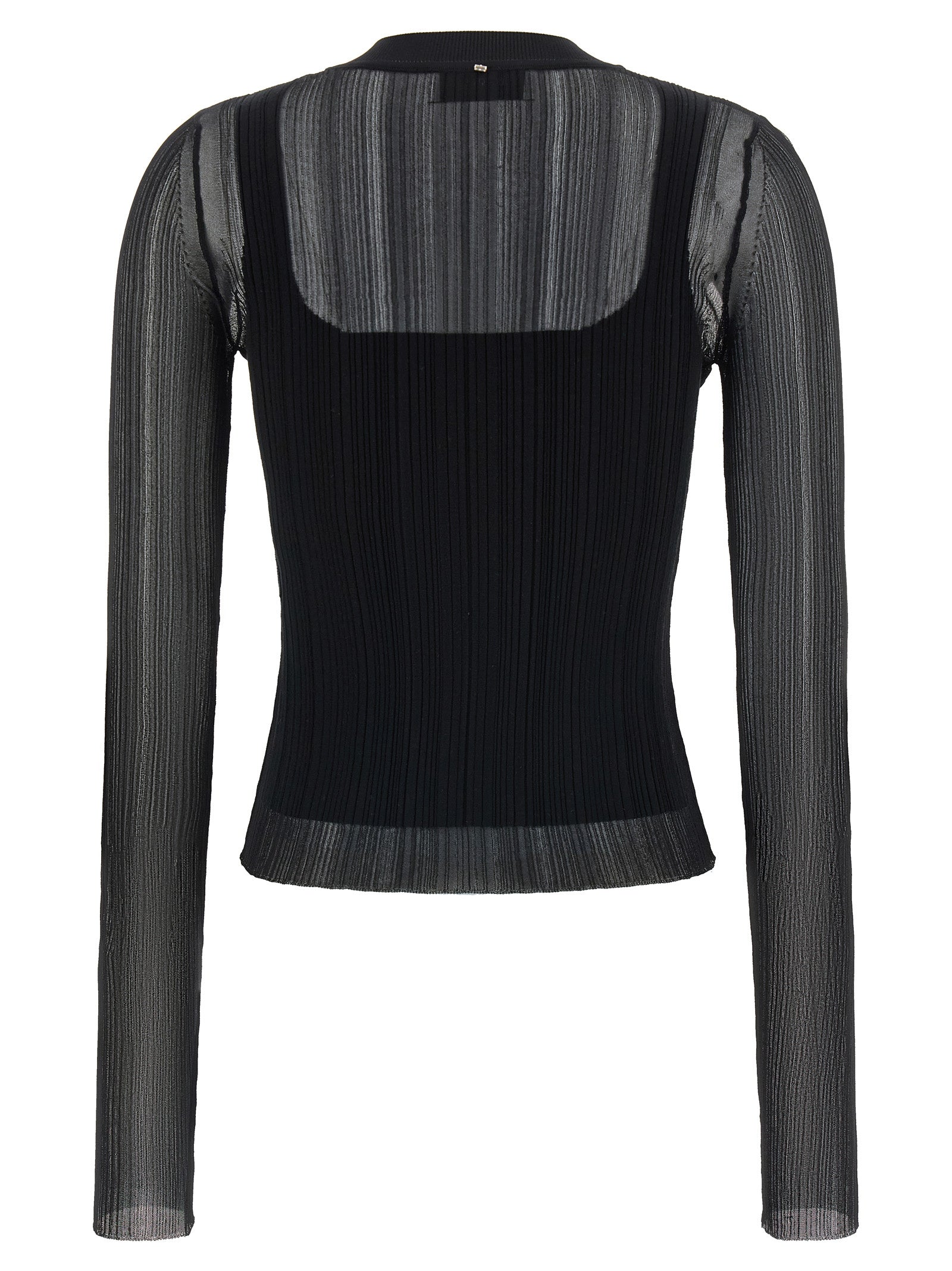 Black Viscose Cardigan