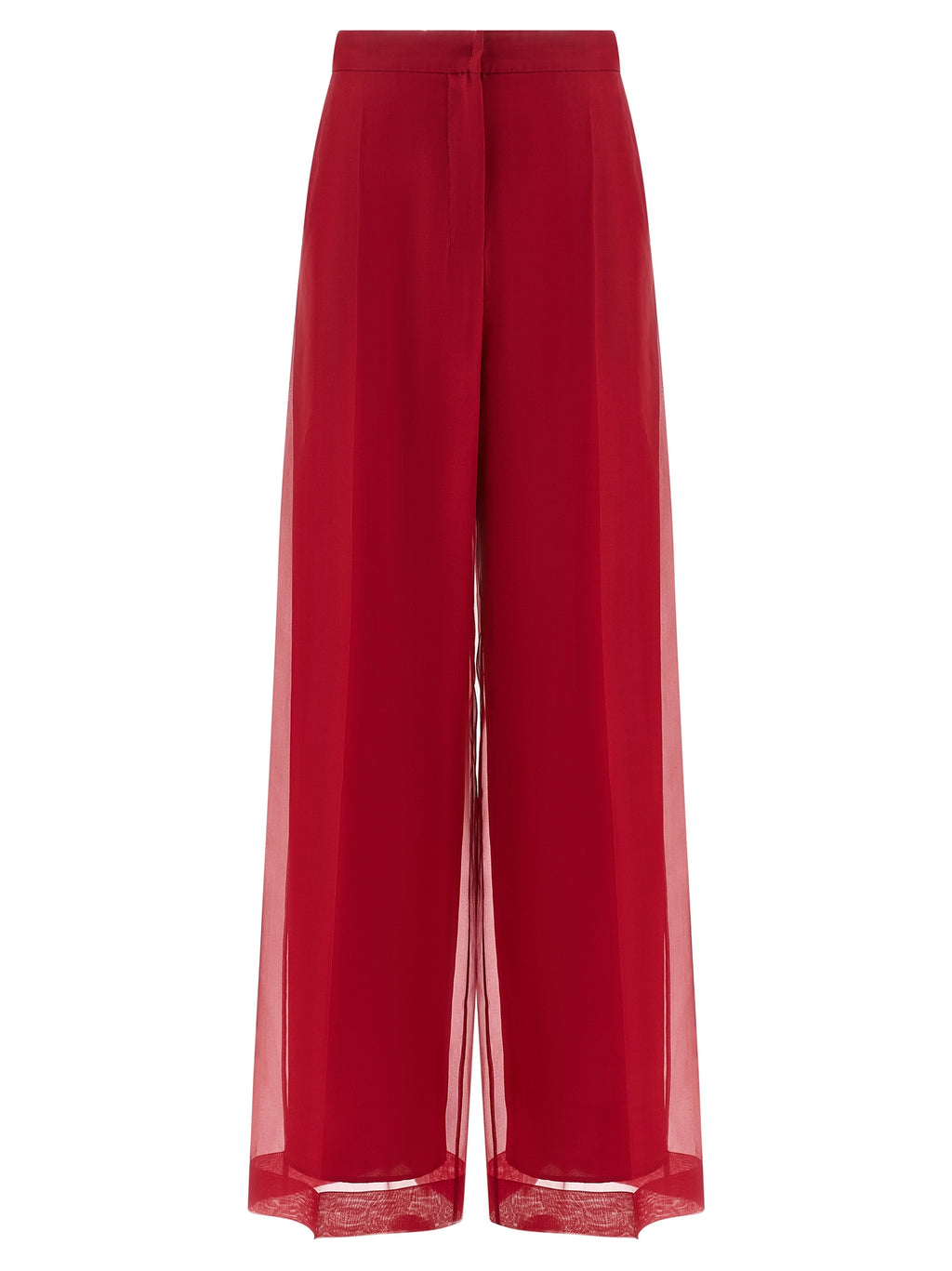 Multicolor Silk Casual Pants
