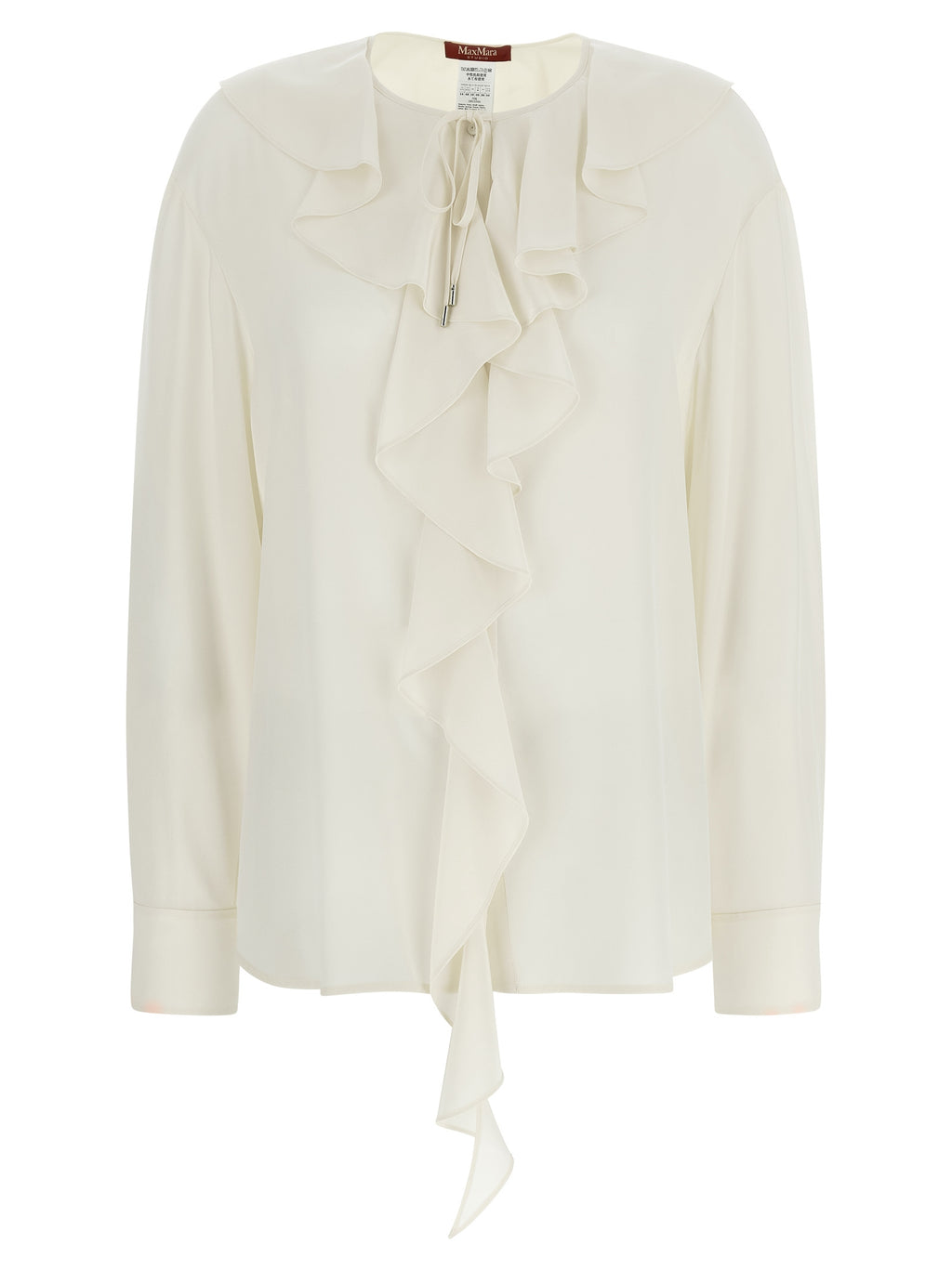 White Silk Blouse