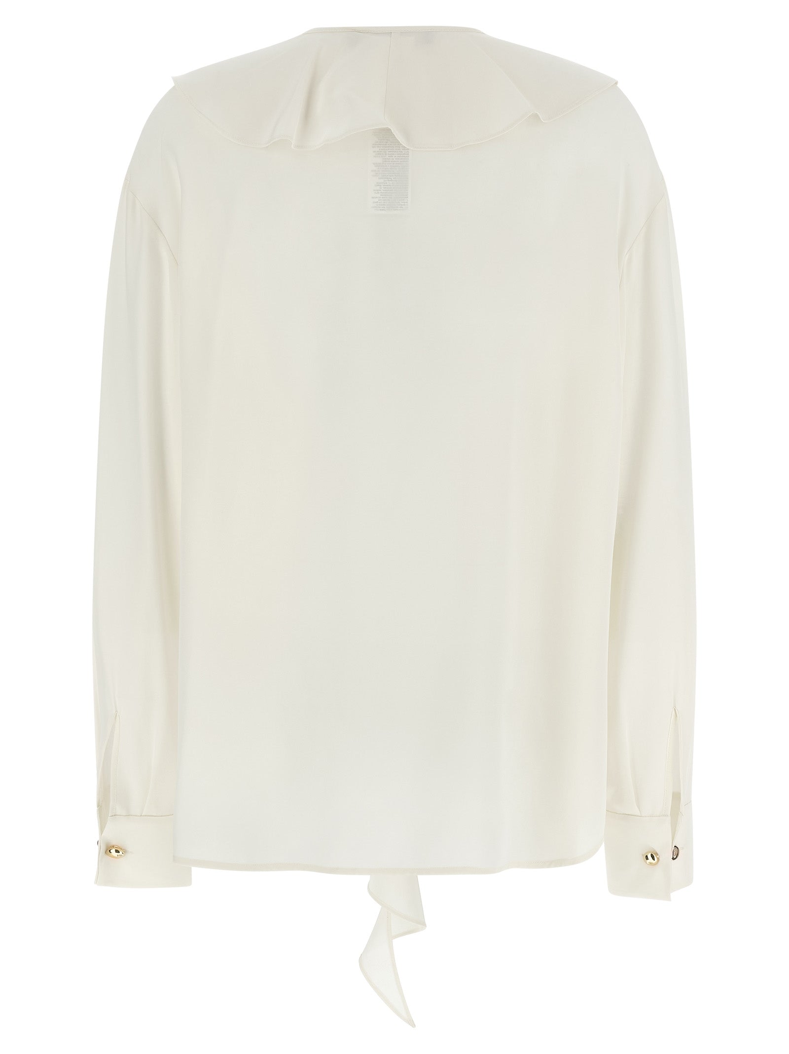 White Silk Blouse