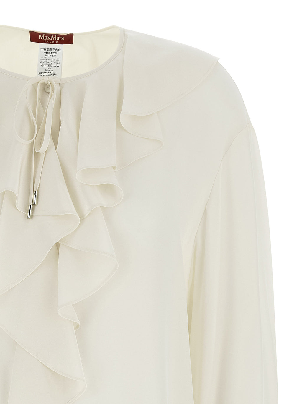 White Silk Blouse