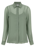 Bicolor Silk Blouse