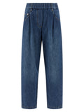 Blue Cotton Relaxed Fit Jeans