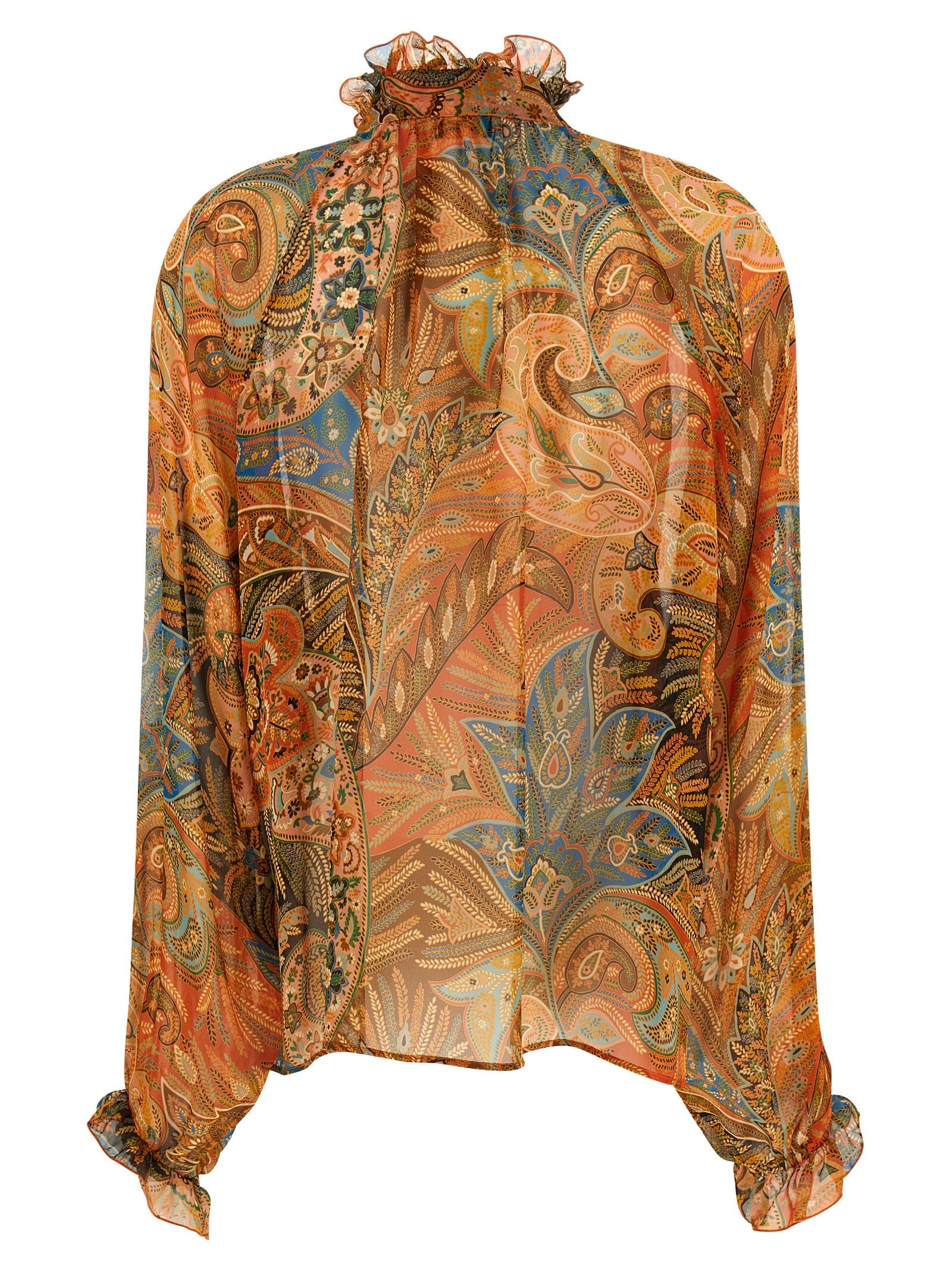 Multicolor Silk Blouse