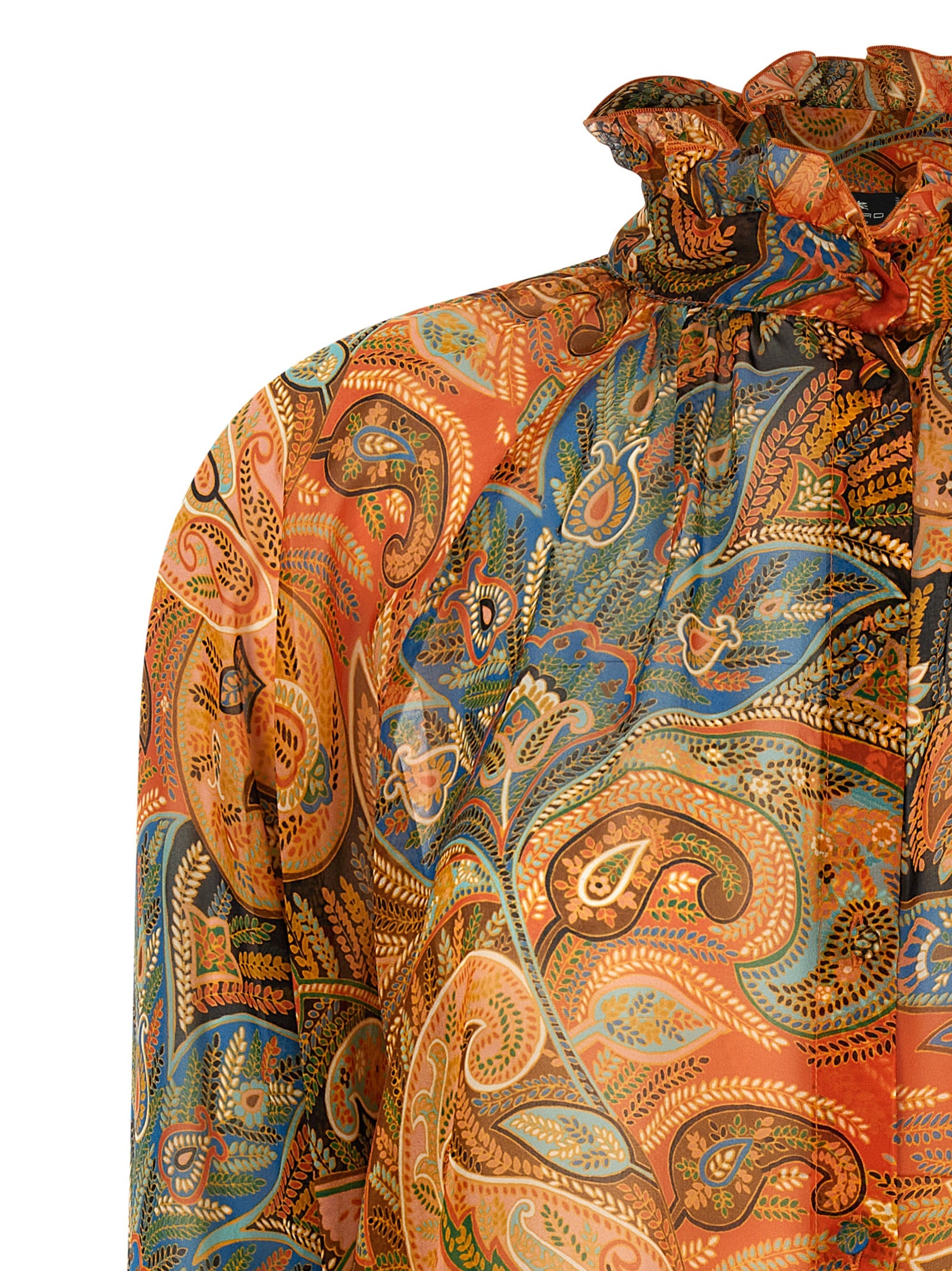 Multicolor Silk Blouse