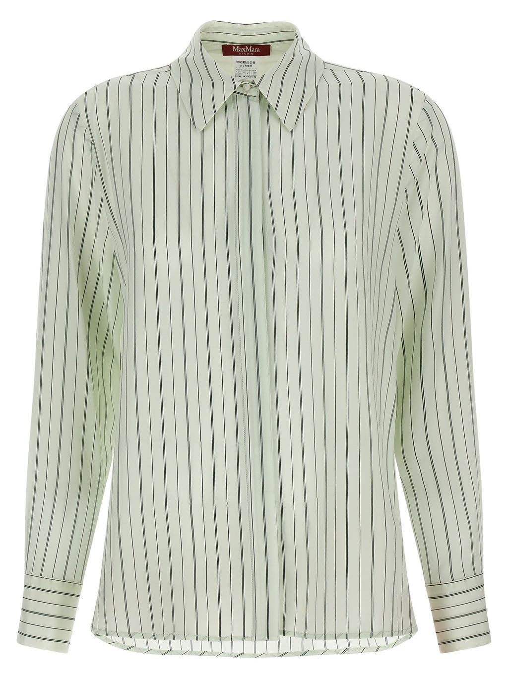 Bicolor Silk Blouse