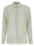 Bicolor Silk Blouse