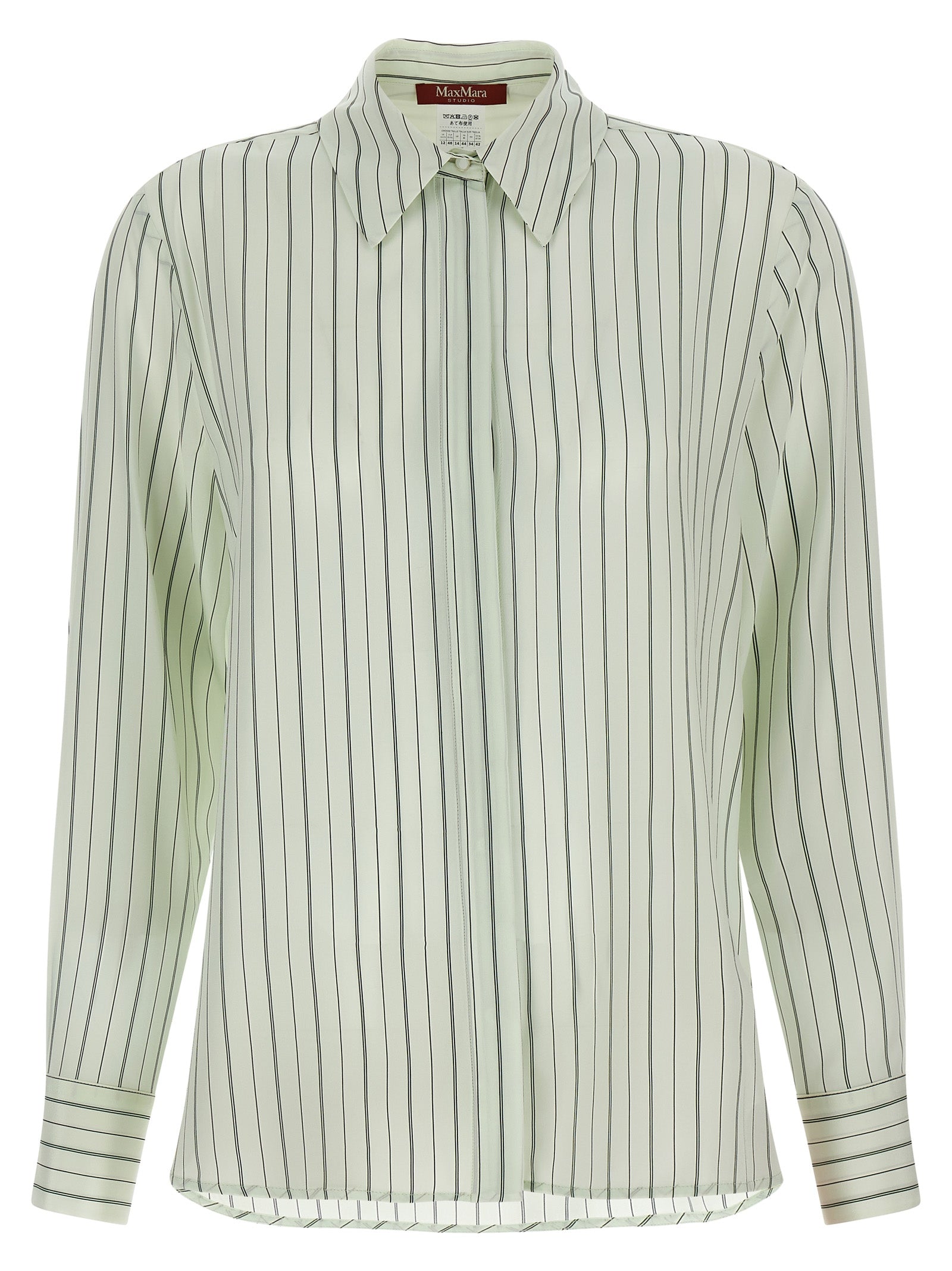 Bicolor Silk Blouse