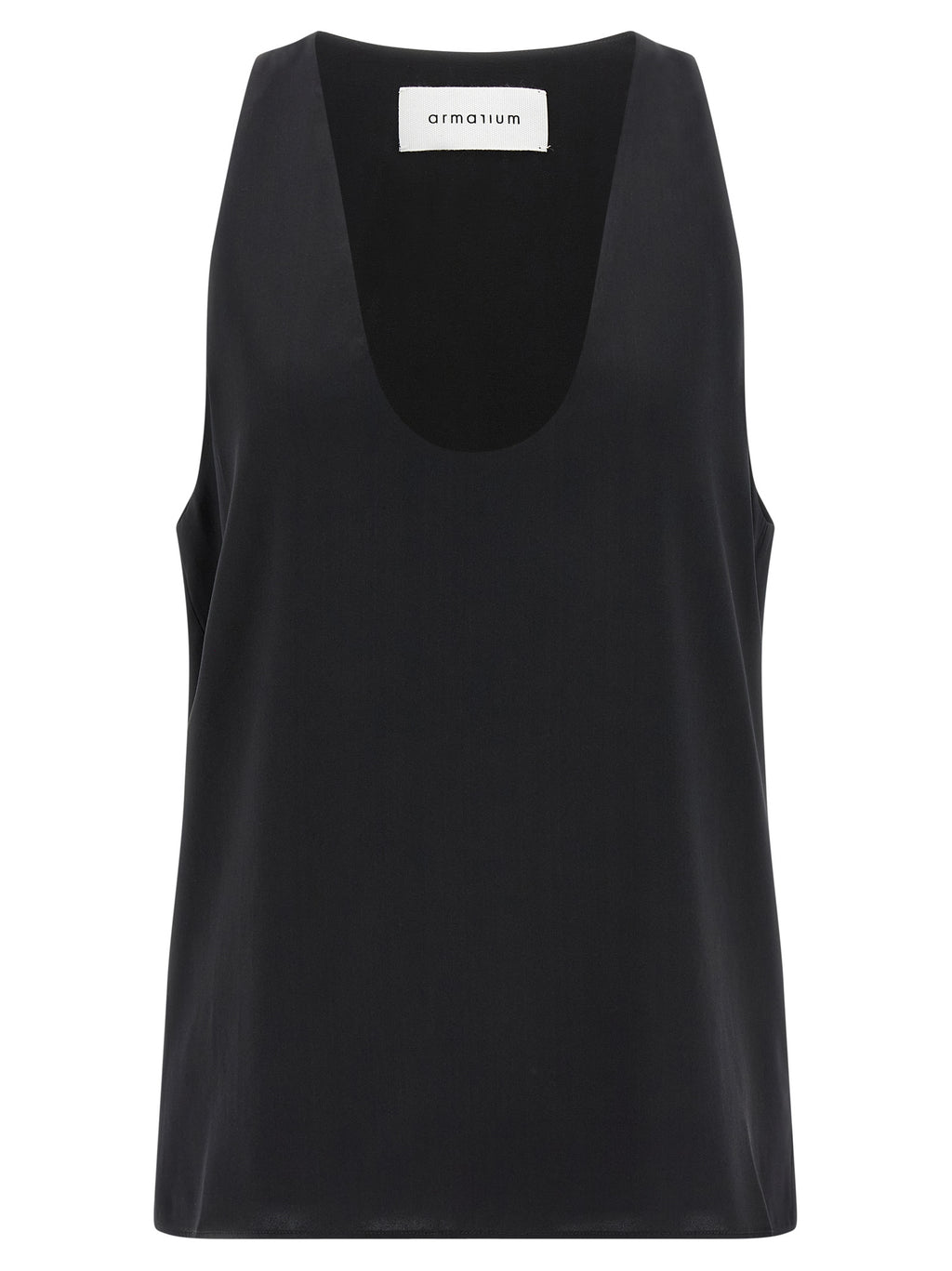 Black Silk Tank Tops