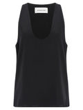 Black Silk Tank Tops