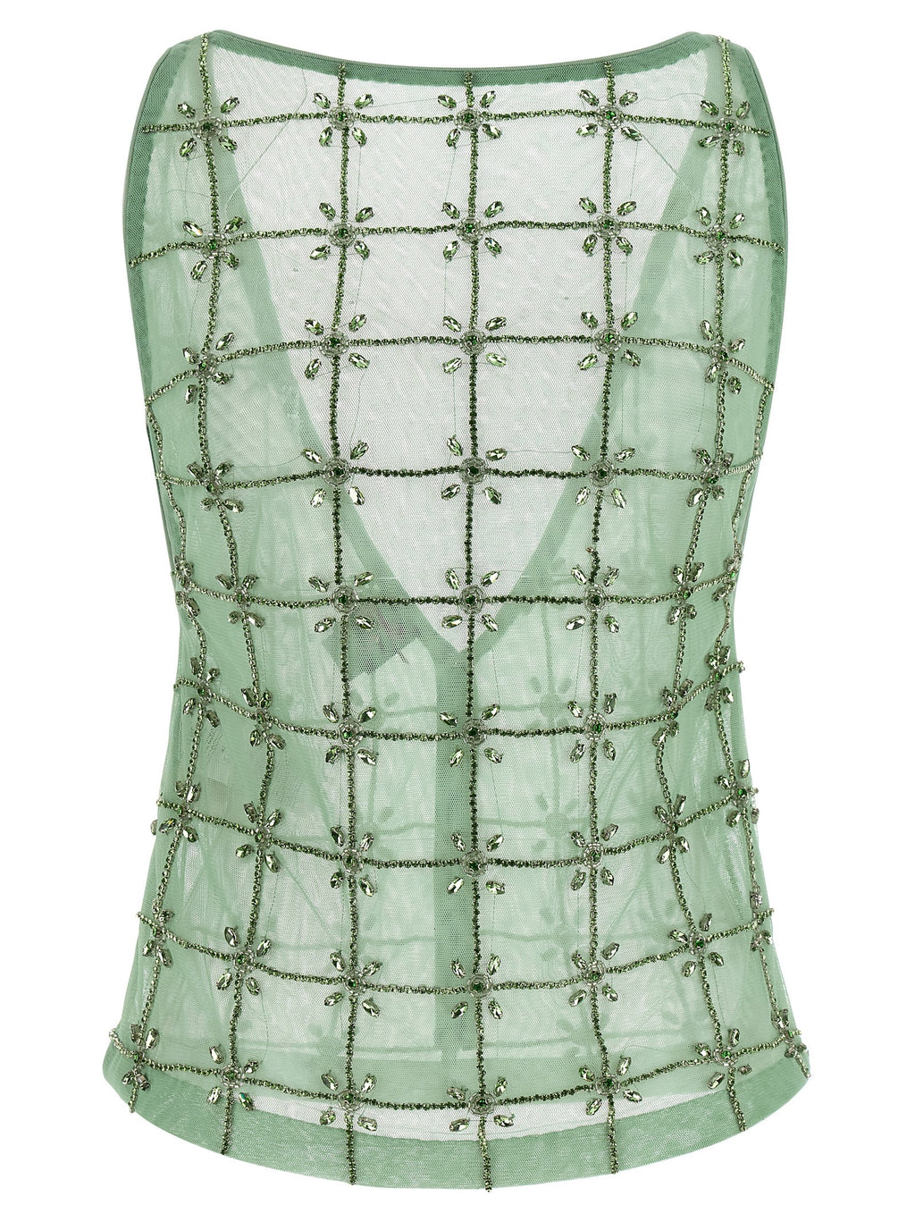 Bicolor Polyester Tank Tops