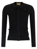 Black Viscose Cardigan