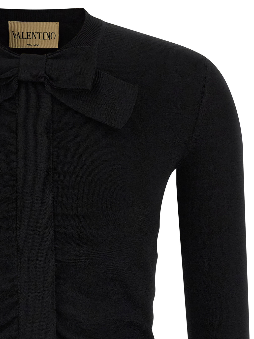Black Viscose Cardigan