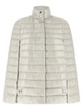 Gray Polyamide Full-Length Jacket