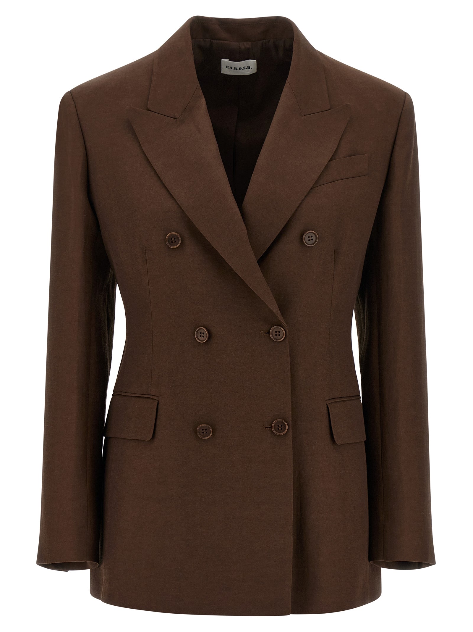 Brown Viscose Blazer