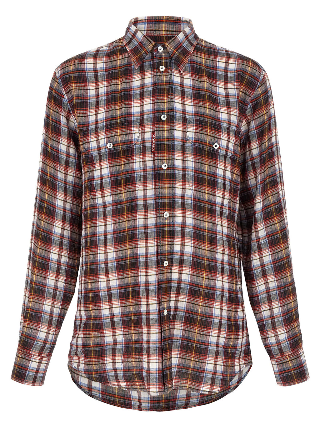 Multicolor Linen Blouse