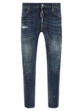 Blue Cotton Jeans Denim