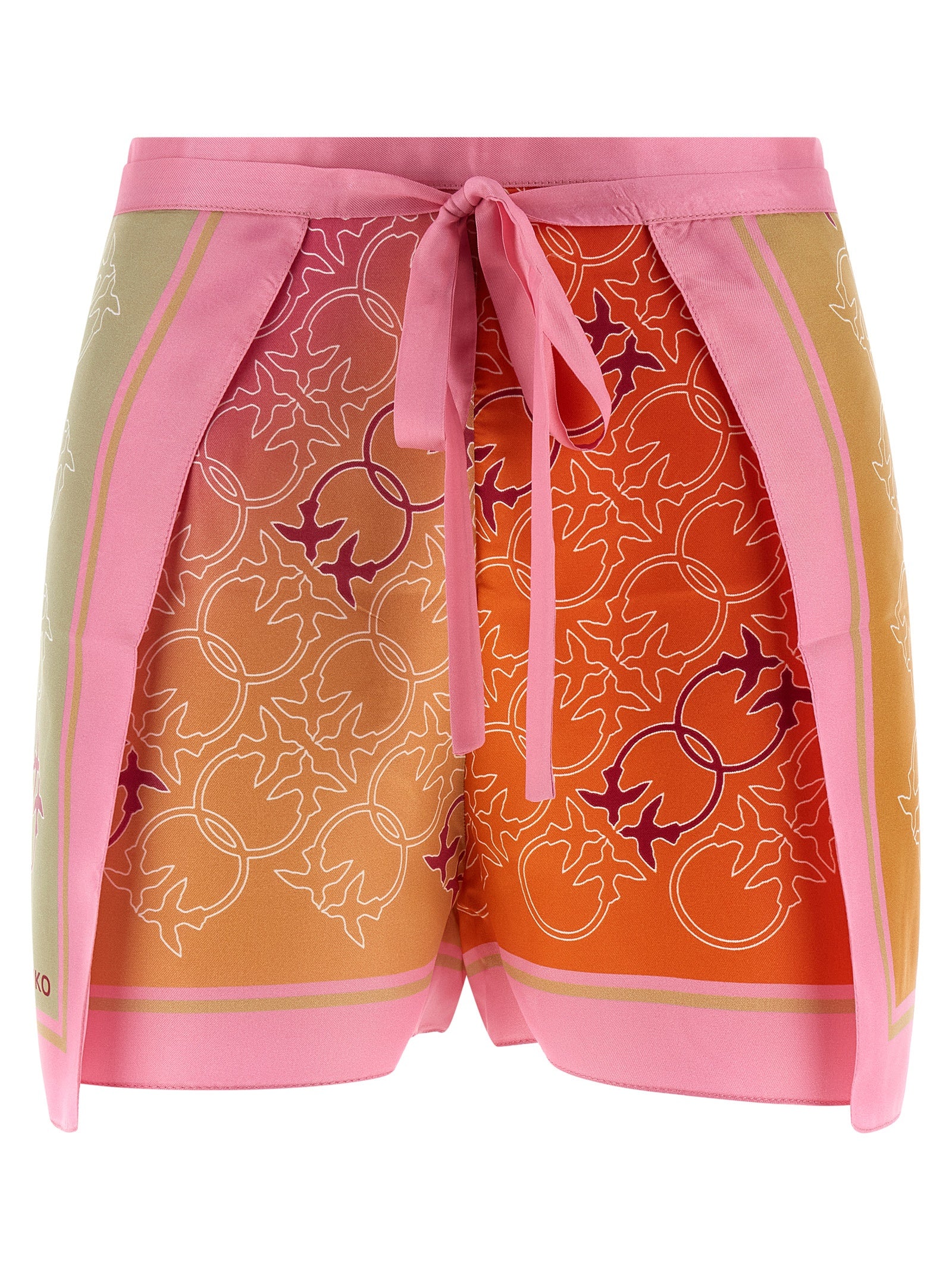 Multicolor Viscose Shorts