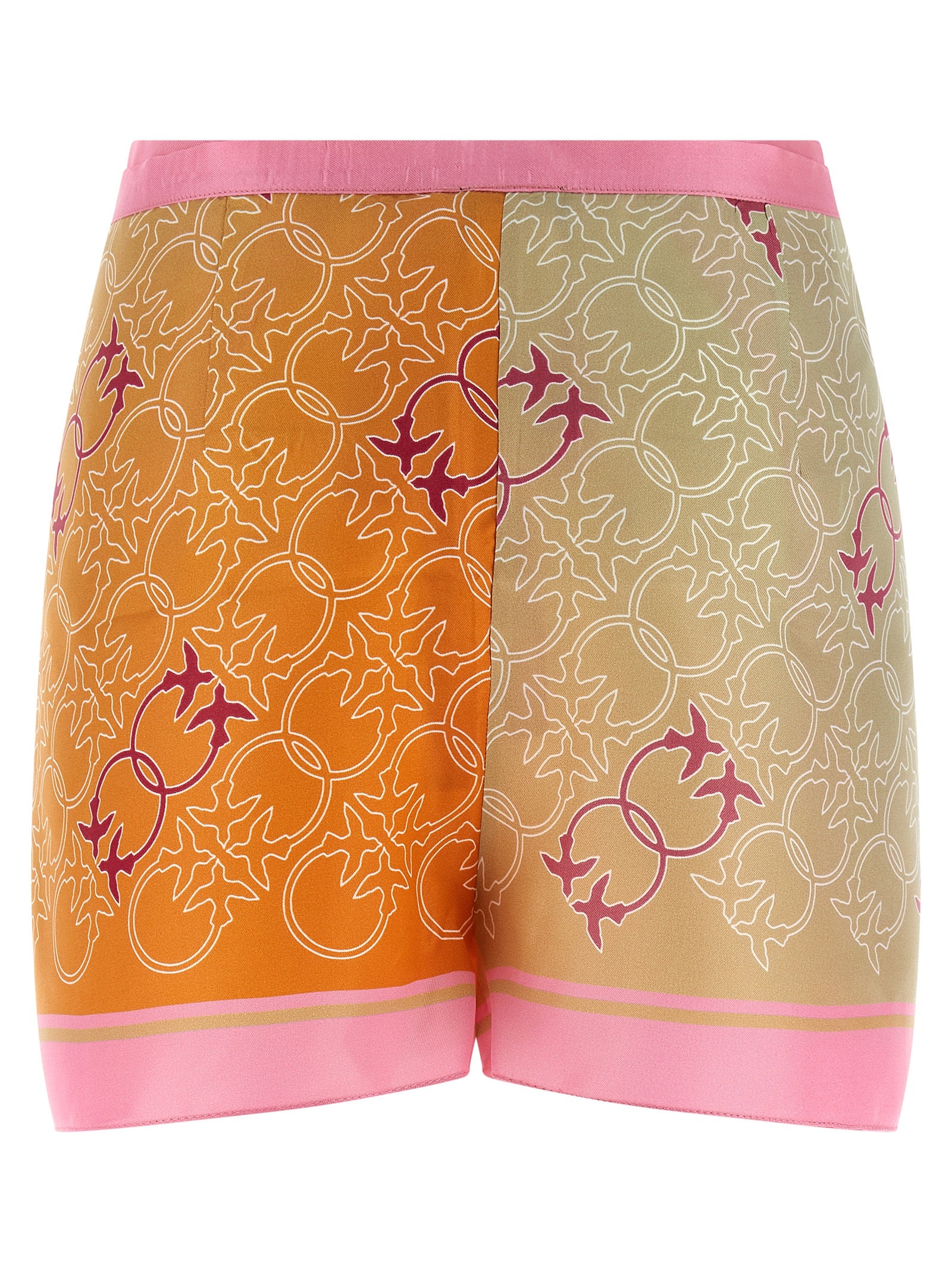 Multicolor Viscose Shorts