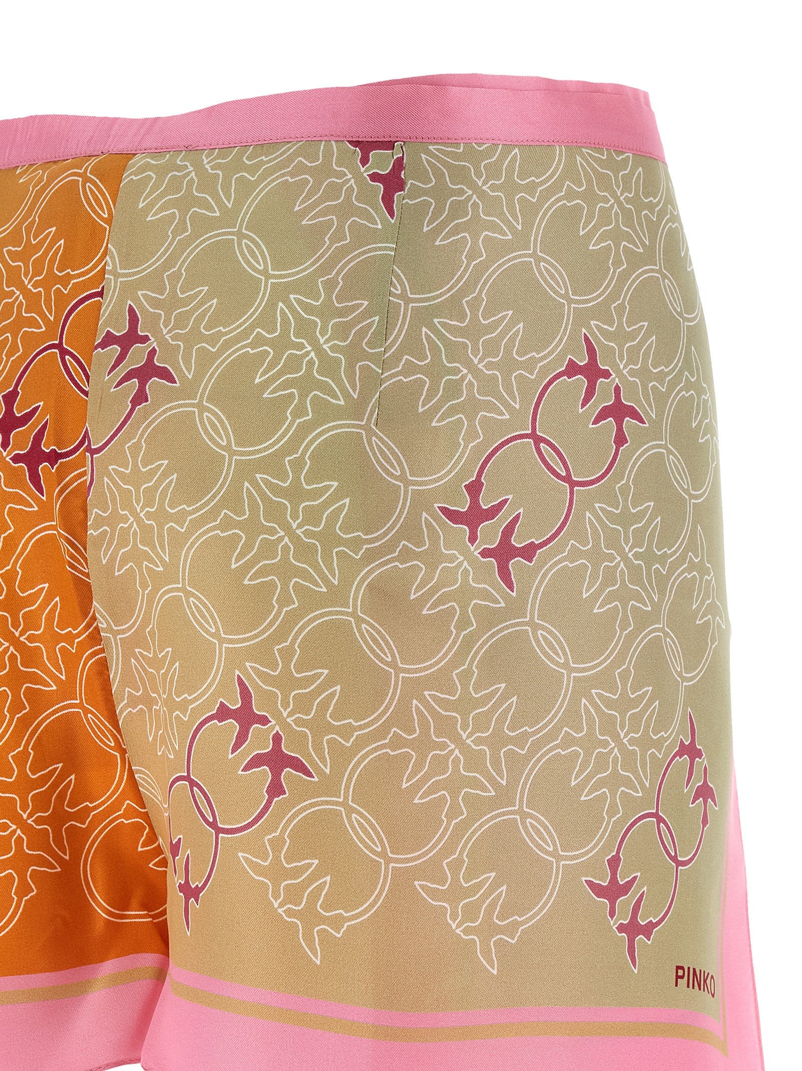 Multicolor Viscose Shorts
