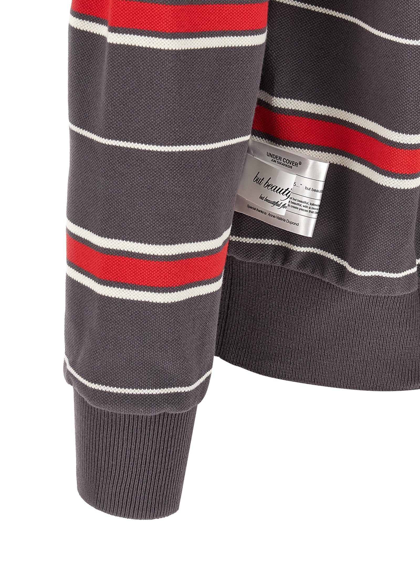Gray Cotton Polo Shirt