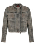 Gray Cotton Denim Jacket