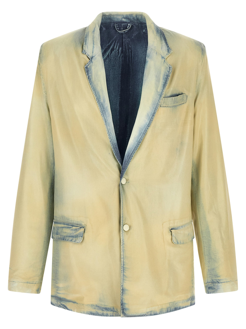 Beige Lyocell Blazer