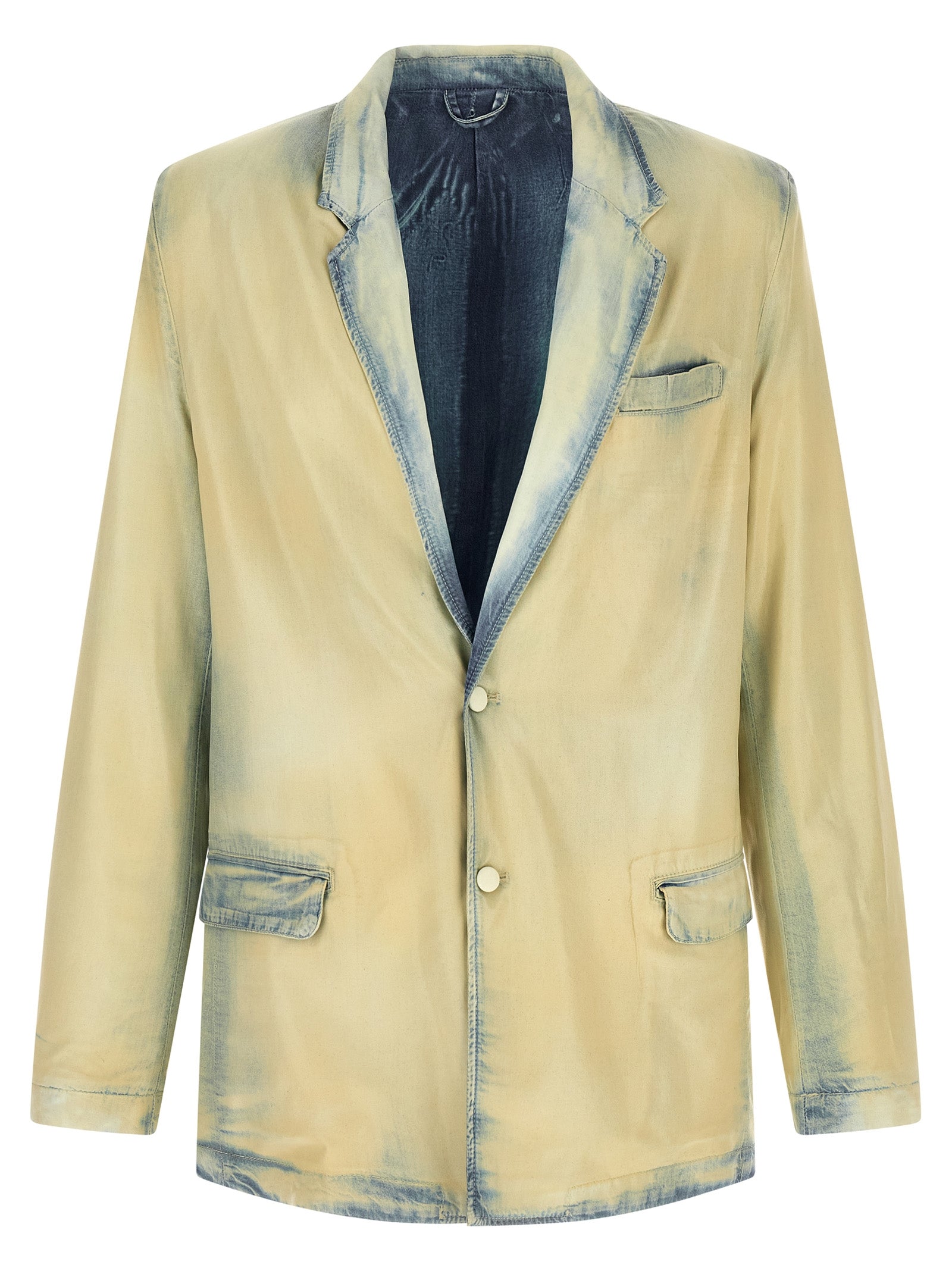 Beige Lyocell Blazer