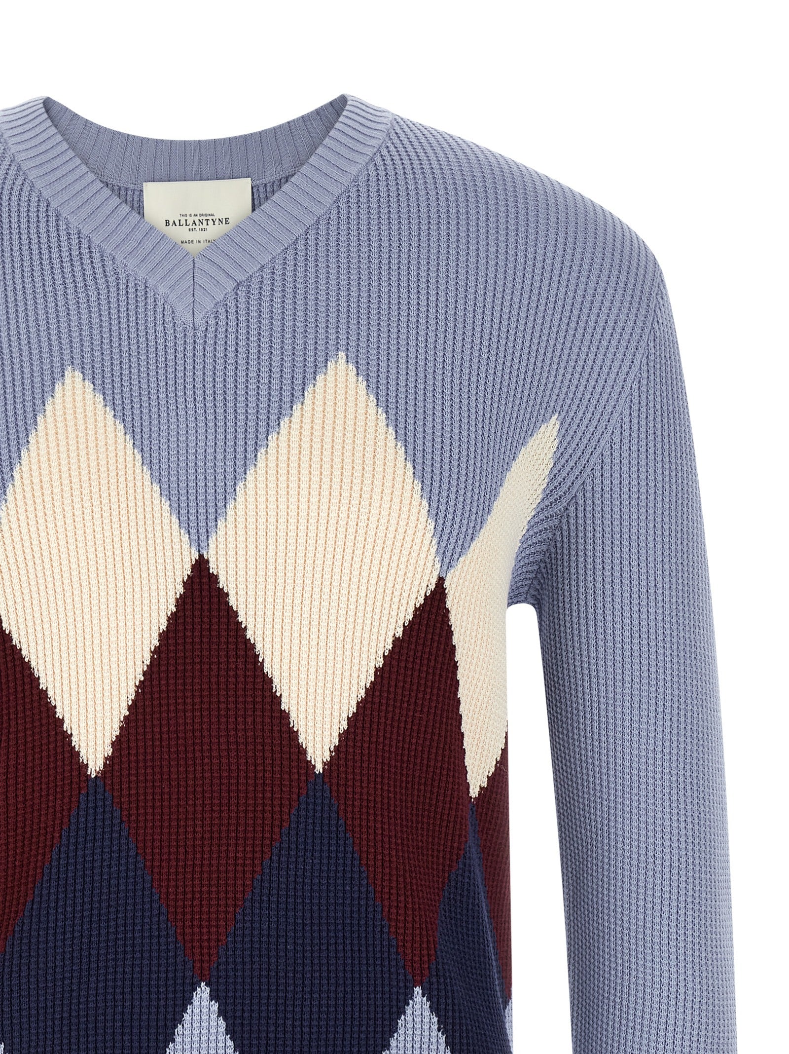 Blue Cotton Cardigan