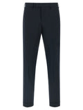 Blue Virgin Wool Dress Pants
